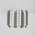 Los Angeles Modern Auctions-Chrome hanging lamp