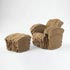 Wright-Little Beaver chair/ottoman