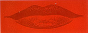 "Design Lips" fabric wall panel