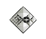 Mirror wall sculpture