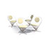 Christie`s-Set of four "Wire Cone" pivoting chairs