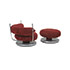 Wright-Easy chair S 401 and stool S 400