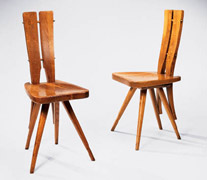 Phillips, de Pury & Company-Two chairs and a table