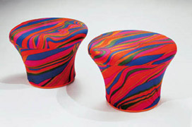 Phillips, de Pury & Company-P 561 Mushroom Pouffs, pair