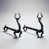 Phillips, de Pury & Company-Fire Deer andirons