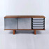 Phillips, de Pury & Company-Cabinet with two sliding aluminium doors