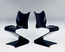 Pair of 'S' Chairs