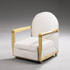 Tajan-Pair of armchairs, model Ile de France