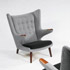 Tajan-Pair of armchairs "Papa Bear"