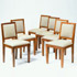Tajan-Suite of six chairs