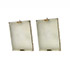 Wannenes Art Auctions-Pair of glass and brass sconces