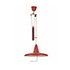 Wannenes Art Auctions-Red metal ceiling lamp