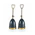 Wannenes Art Auctions-Pair of brass and metal table lamps