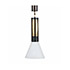 Wannenes Art Auctions-Three glass and brass ceiling lamps