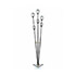 Wannenes Art Auctions-Italian metal and glass floor lamp