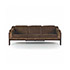Wannenes Art Auctions-Upholstered sofa with wooden frame