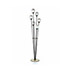 Wannenes Art Auctions-Italian metal and glass floor lamp