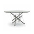Wannenes Art Auctions-Crystal and steel table, mod n° 714