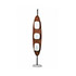 Wannenes Art Auctions-Italian metal and wood floor lamp