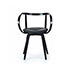 Wannenes Art Auctions-Four wooden "Pretzel" chairs