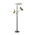 Wannenes Art Auctions-Brass and aluminium floor lamp