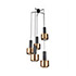 Wannenes Art Auctions-Metal and copper ceiling lamp