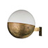 Wannenes Art Auctions-Pair of glass and brass sconces