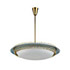Wannenes Art Auctions-Perspex, brass and glass ceiling lamp