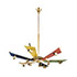 Wannenes Art Auctions-Italian brass / aluminium ceiling lamp
