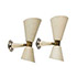 Wannenes Art Auctions-Pair of italian brass / aluminium sconce