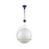 Wannenes Art Auctions-Italian metal and glass ceiling lamp