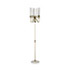 Wannenes Art Auctions-Brass and glass floor lamp