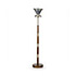 Wannenes Art Auctions-Wood and glass floor lamp
