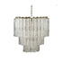 Wannenes Art Auctions-Metal and glass ceiling lamp