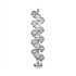 Wannenes Art Auctions-Italian metal and glass floor lamp