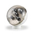 Wannenes Art Auctions-Italian perspex and metal table lamp