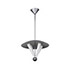 Wannenes Art Auctions-Metal and glass ceiling lamp, "Kalea"
