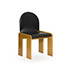Wannenes Art Auctions-Pair of leather and wood chairs