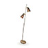 Wannenes Art Auctions-'Sasso' metal floorlamp with polished stone base