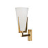 Wannenes Art Auctions-Three brass and glass sconces