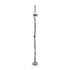Wannenes Art Auctions-Metal floor lamp with travertine base