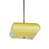 Wannenes Art Auctions-Brass and perspex ceiling lamp