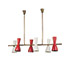 Wannenes Art Auctions-Brass and aluminum ceiling lamp