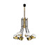 Wannenes Art Auctions-Brass and glass ceiling lamp