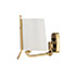 Wannenes Art Auctions-Pair of brass and perspex sconces
