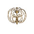 Wannenes Art Auctions-Brass ceiling lamp