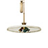 Wannenes Art Auctions-Brass and aluminum ceiling lamp