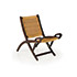 Wannenes Art Auctions-Pair of 'Ninfea' mahogany folding chairs