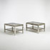 Wright-Coffee tables, pair