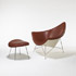 Wright-Coconut chair/ottoman